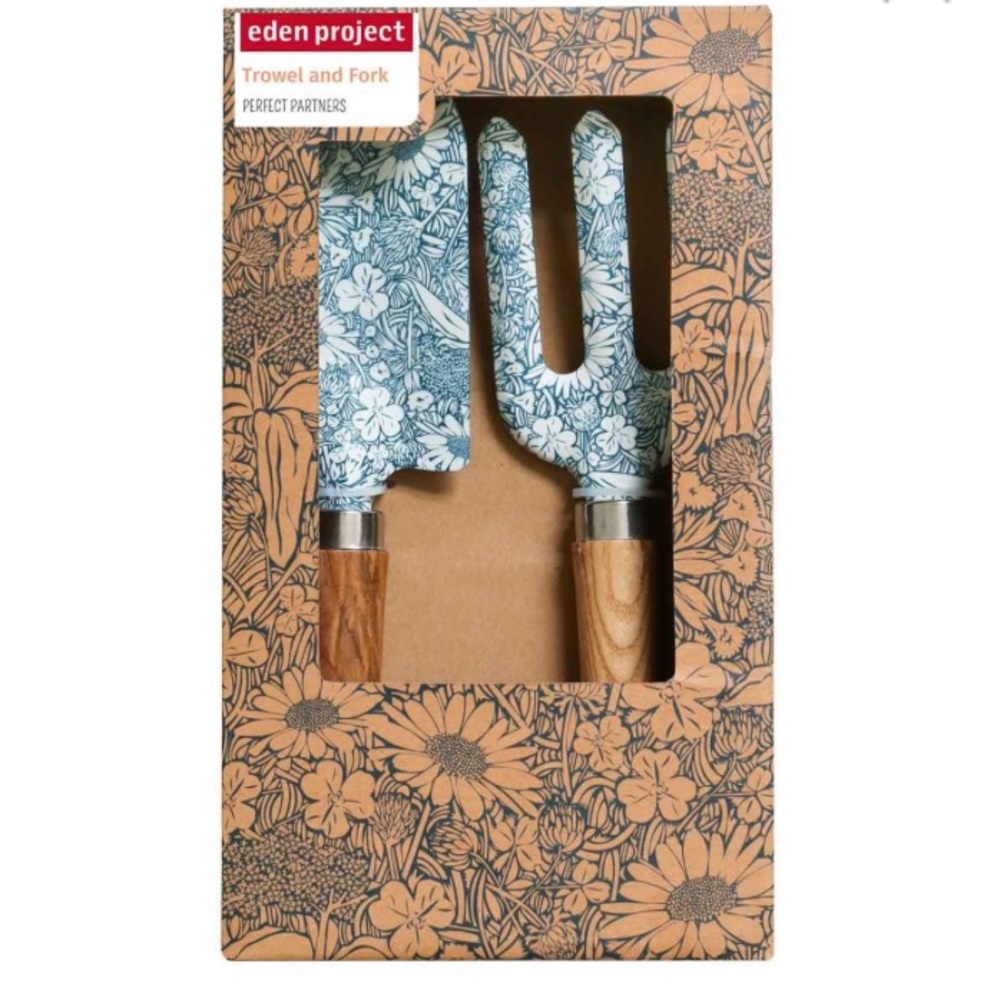 Gardening trowel and fork